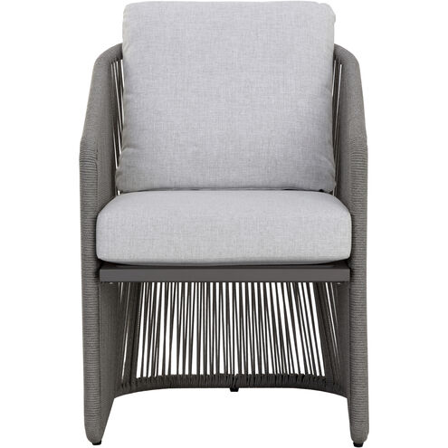 Allariz Warm Grey / Gracebay Light Grey Outdoor Dining Armchair